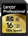 Lexar Professional 16GB SDHC 133x Class 10 Flash Memory Card