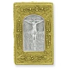 Gold-tone & Silver-tone Crucifixion Rosary Box