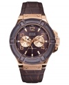 Standout from the crowd with this sporty and versatile watch from GUESS.