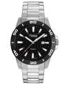 Designed for the active man, this Caravelle by Bulova watch keeps pace with reliable precision.