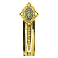 Heavenly Devotion Gold Tone Madonna Bookmark Heavenly Devotion Gold Tone Madonna Bookmark