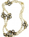 Tory Burch Tortoise Clover Necklace Gold