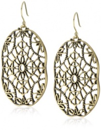 Lucky Brand Metal Gold-Tone Openwork Filegree Earrings Lucky Brand Metal Gold-Tone Openwork Filegree Earrings