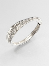 From the Miss Havisham Bel Air Collection. A piece with a wavy design accented in sparkling Swarovski crystals. Swarovski crystalsRhodium-platingDiameter, about 2.5Hinged, magnetic closureImported From the Miss Havisham Bel Air Collection. A piece with a wavy design accented in sparkling Swarovski crystals. Swarovski crystalsRhodium-platingDiameter, about 2.5Hinged, magnetic closureImported
