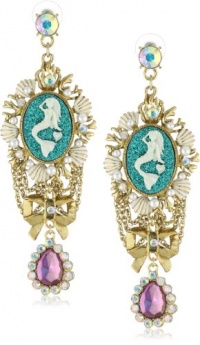 Betsey Johnson Sea Excursion Mermaid Chandelier Earrings Betsey Johnson Sea Excursion Mermaid Chandelier Earrings