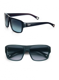 Inspired by the man of style with an active lifestyle, this richly colored frame and glass lenses lend a sophisticated touch to a s sporty style. Available in bishop blue with sky gradient lenses.Acetate100% UV ProtectionImported Inspired by the man of style with an active lifestyle, this richly colored frame and glass lenses lend a sophisticated touch to a s sporty style. Available in bishop blue with sky gradient lenses.Acetate100% UV ProtectionImported