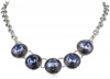 Kenneth Cole New York Urban Stone Faceted Circle Bead Frontal Necklace