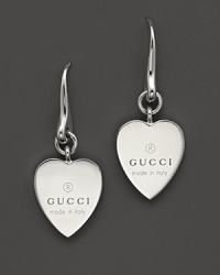 Logo-stamped hearts, in shining sterling silver. Logo-stamped hearts, in shining sterling silver.