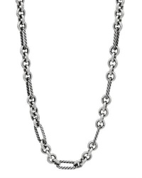 DAVID YURMAN Terrific PreOwned Necklace Beautifully Designed in 925 Sterling silver. Total item weight 78.8g Length 30in. 8/10 Condition. DAVID YURMAN Terrific PreOwned Necklace Beautifully Designed in 925 Sterling silver. Total item weight 78.8g Length 30in. 8/10 Condition.