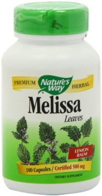 Nature's Way Melissa Lemon Balm Capsules, 100-Count Nature's Way Melissa Lemon Balm Capsules, 100-Count