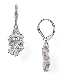 The clustered shape of this pair of Nadri cubic zirconia earrings is just so beautiful and delicate, it makes for perfectly elegant soiree sparkle. The clustered shape of this pair of Nadri cubic zirconia earrings is just so beautiful and delicate, it makes for perfectly elegant soiree sparkle.