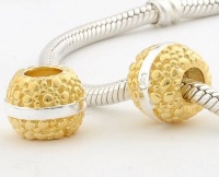 925 Sterling Silver European Style Silver Round Bead with Dots 14k Gold Plated Charms/beads for Pandora, Biagi, Chamilia, Troll and More Bracelets 925 Sterling Silver European Style Silver Round Bead with Dots 14k Gold Plated Charms/beads for Pandora, Biagi, Chamilia, Troll and More Bracelets