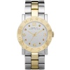 Marc by Marc Jacobs Amy Silver Dial Two Tone Stainless Steel Women's Watch - MBM3139