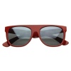 Modern Retro Reflective Mirror Lens Super Flat Top Wayfarers Sunglasses
