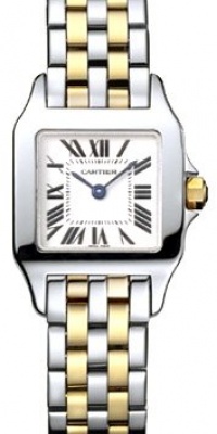 Cartier Women's W25066Z6 Santos Demoiselle Stainless Steel and 18K Gold Watch Cartier Women's W25066Z6 Santos Demoiselle Stainless Steel and 18K Gold Watch
