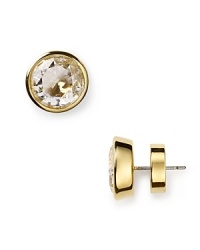 Michael Kors' sparkly gold studs are a versatile daytime detail. Put these faceted jewels into your weekly rotation and wear them to dress up daytime denim or finish an understated cocktail look. Michael Kors' sparkly gold studs are a versatile daytime detail. Put these faceted jewels into your weekly rotation and wear them to dress up daytime denim or finish an understated cocktail look.