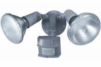 Heath Zenith SL-5411-GR-C 150-Degree Motion-Sensing Twin Flood Security Light, Gray Heath Zenith SL-5411-GR-C 150-Degree Motion-Sensing Twin Flood Security Light, Gray