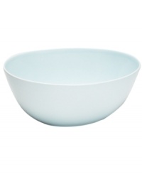 Like a cloudless sky, the Skylands serving bowl sets the tone for tranquil meals in no-fuss bone china from the Martha Stewart Collection dinnerware collection. Like a cloudless sky, the Skylands serving bowl sets the tone for tranquil meals in no-fuss bone china from the Martha Stewart Collection dinnerware collection.