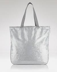 Practical style gets a touch of sparkle with this top handle tote from Le Sportsac. Roomy and ritzy, this day bag lives to lend standard-issue denim an of-the-moment edge. Practical style gets a touch of sparkle with this top handle tote from Le Sportsac. Roomy and ritzy, this day bag lives to lend standard-issue denim an of-the-moment edge.