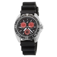 Nautica Men's N07577G Sport Ring Multifunction Black and Red Watch Nautica Men's N07577G Sport Ring Multifunction Black and Red Watch