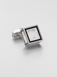Inspired by the tale of Pandora's box in Greek mythology and featuring the Tateossian signature element of surprise, this glass-box cuff link holds salt crystals.Sold separatelyBrass and glassEnamel trimMade in United Kingdom Inspired by the tale of Pandora's box in Greek mythology and featuring the Tateossian signature element of surprise, this glass-box cuff link holds salt crystals.Sold separatelyBrass and glassEnamel trimMade in United Kingdom