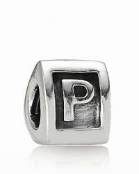 Add meaningful initials to your PANDORA bracelet with sterling silver alpha charms. Add meaningful initials to your PANDORA bracelet with sterling silver alpha charms.