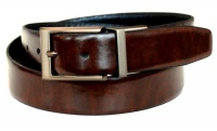 Dockers Men's 32mm Feather Edge Reversible Belt,Brown/Black,36