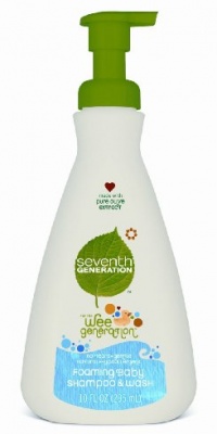 Seventh Generation Foaming Baby Shampoo and Wash, 10 Ounce Seventh Generation Foaming Baby Shampoo and Wash, 10 Ounce
