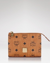 A petite logo-print case stores your must-have cosmetics in grand retro style. By MCM. A petite logo-print case stores your must-have cosmetics in grand retro style. By MCM.