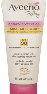Aveeno Baby Natural Protection SPF 30 Lotion, 3-Ounces Aveeno Baby Natural Protection SPF 30 Lotion, 3-Ounces