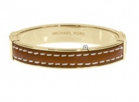 Michael Kors MKJ2062 Women's Leather Hinge Bangle Bracelet Jewelry Michael Kors MKJ2062 Women's Leather Hinge Bangle Bracelet Jewelry