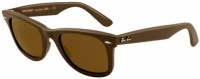 Ray-Ban RB2140 Original Wayfarer Square Sunglasses,Matte Turtledove Frame/Brown Lens,50 mm