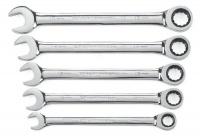 GearWrench 93004 5 Piece Combination Ratcheting Wrench Set Metric GearWrench 93004 5 Piece Combination Ratcheting Wrench Set Metric