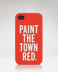 Get in a kate spade new york state of mind with this bold, silicone iPhone case. Equal parts colorful and cute, it's a case on point. Get in a kate spade new york state of mind with this bold, silicone iPhone case. Equal parts colorful and cute, it's a case on point.