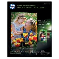 HP Everyday Photo Paper, Glossy, 8.5 x 11 Inches, 50 Sheets per Pack (Q8723AND) HP Everyday Photo Paper, Glossy, 8.5 x 11 Inches, 50 Sheets per Pack (Q8723AND)