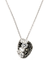 Organically inspired. Judith Jack's unique pendant necklace looks like it came straight from the earth with its blend of clear cubic zirconias (1-3/4 ct. t.w.) and glittering marcasite. Set in sterling silver. Approximate length: 16 inches. Approximate drop: 3/4 inch. Organically inspired. Judith Jack's unique pendant necklace looks like it came straight from the earth with its blend of clear cubic zirconias (1-3/4 ct. t.w.) and glittering marcasite. Set in sterling silver. Approximate length: 16 inches. Approximate drop: 3/4 inch.