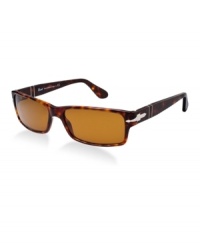 Designed and crafted in Italy, Persol - from the Italian per il sole meaning for the sun - is a favorite among tastemakers and celebrities for its impeccable fit and incredible clarity. The brand's patented Meflecto temples offer a secure fit, while crystal-tempered sunglass lenses provide protection with distortion-free vision. With a brand character that can best be described as classy, exclusive, stylish, and unique, Persol continues to go beyond trends. Designed and crafted in Italy, Persol - from the Italian per il sole meaning for the sun - is a favorite among tastemakers and celebrities for its impeccable fit and incredible clarity. The brand's patented Meflecto temples offer a secure fit, while crystal-tempered sunglass lenses provide protection with distortion-free vision. With a brand character that can best be described as classy, exclusive, stylish, and unique, Persol continues to go beyond trends.
