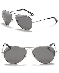 Make always-chic aviators your signature. This classic pair from MICHAEL Michael Kors features clean lines and cool styling. Make always-chic aviators your signature. This classic pair from MICHAEL Michael Kors features clean lines and cool styling.