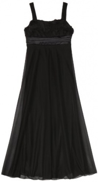 Ruby Rox Kids Girls 7-16 Soutache Maxi Dess, Black, Large Ruby Rox Kids Girls 7-16 Soutache Maxi Dess, Black, Large