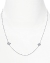 Distinctive and dazzling. This clover-shaped pendant from Crislu marries classic iconography with sparkling crystals.