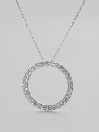 EXCLUSIVELY AT SAKS. A wreath of sparkling crystals, on a rhodium-plated chain, creates dazzle at the neckline. Crystals Rhodium plated Chain length, about 16 Pendant diameter, about 1¼ Lobster clasp Imported EXCLUSIVELY AT SAKS. A wreath of sparkling crystals, on a rhodium-plated chain, creates dazzle at the neckline. Crystals Rhodium plated Chain length, about 16 Pendant diameter, about 1¼ Lobster clasp Imported