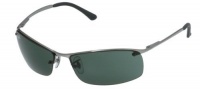 Ray Ban RB 3183 Top Bar Sunglasses 004/71 Gunmetal Ray Ban RB 3183 Top Bar Sunglasses 004/71 Gunmetal