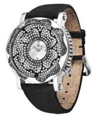 Long live the queen. This Queen Couture collection watch from Juicy Couture strives for fashion immortality with swirling Swarovski accents. Long live the queen. This Queen Couture collection watch from Juicy Couture strives for fashion immortality with swirling Swarovski accents.