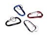 Lavien Set of Four 2-3/4 Aluminum Snap Hooks with Key Ring