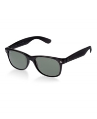 The New Wayfarer® is an updated version of the original, with that Hollywood red carpet look! Using the same shape and style introduced in the '60s, Ray-Ban has added new color combinations that will get you noticed. The New Wayfarer® is an updated version of the original, with that Hollywood red carpet look! Using the same shape and style introduced in the '60s, Ray-Ban has added new color combinations that will get you noticed.
