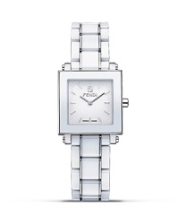 Fendi Square Ceramic Quadro Watch, 25mm Fendi Square Ceramic Quadro Watch, 25mm