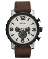 A handsome chronograph timepiece made for the adventurous man. From Fossil's Nate collection.