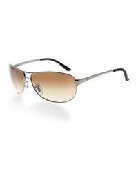 Lightweights need not apply to wear Ray-Ban's Warrior style, our modified Aviator with a 2-bar frame. Whether you're a tough-guy (or gal) road warrior, or a do-it-yourself weekend warrior, these frames are your perfect companion. From L.A. to St. Tropez and Soho to Tokyo, Ray-Ban is the brand of sunglasses preferred by true individuals worldwide. Setting the standard for excellence, Ray-Ban consistently combines great styling with exceptional quality, performance, and comfort. Lightweights need not apply to wear Ray-Ban's Warrior style, our modified Aviator with a 2-bar frame. Whether you're a tough-guy (or gal) road warrior, or a do-it-yourself weekend warrior, these frames are your perfect companion. From L.A. to St. Tropez and Soho to Tokyo, Ray-Ban is the brand of sunglasses preferred by true individuals worldwide. Setting the standard for excellence, Ray-Ban consistently combines great styling with exceptional quality, performance, and comfort.