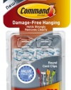 Command Round Cord Clips, Clear, 10-Clip