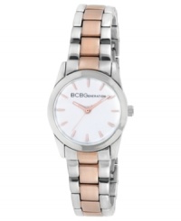 Warm up to the rose-gold trend with this two-tone watch from BCBGeneration. Warm up to the rose-gold trend with this two-tone watch from BCBGeneration.